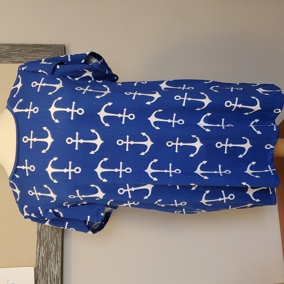 LulaRoe Anchor tee size Large - Picture 1 of 7